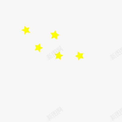 卡通黄色星星png免抠素材_新图网 https://ixintu.com 卡通星星 手绘星星 星星 漂浮的星星