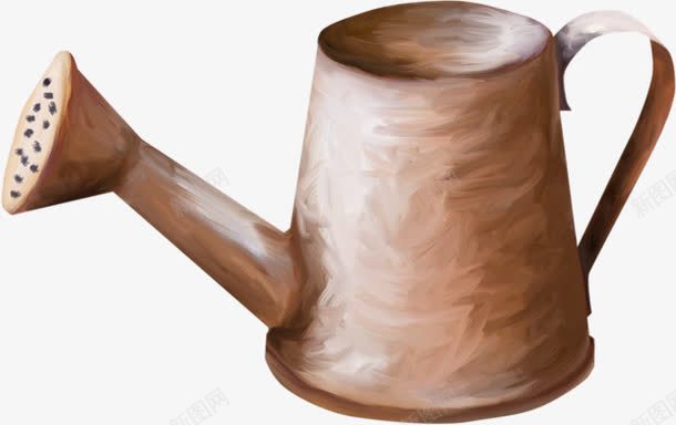 手绘花洒png免抠素材_新图网 https://ixintu.com 浇水 浇水器 浇花 花洒