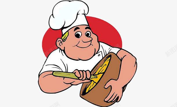 厨师饭桶png免抠素材_新图网 https://ixintu.com 厨师大饭桶 大饭桶 手绘厨师 手绘饭桶 能吃饭桶 饭桶