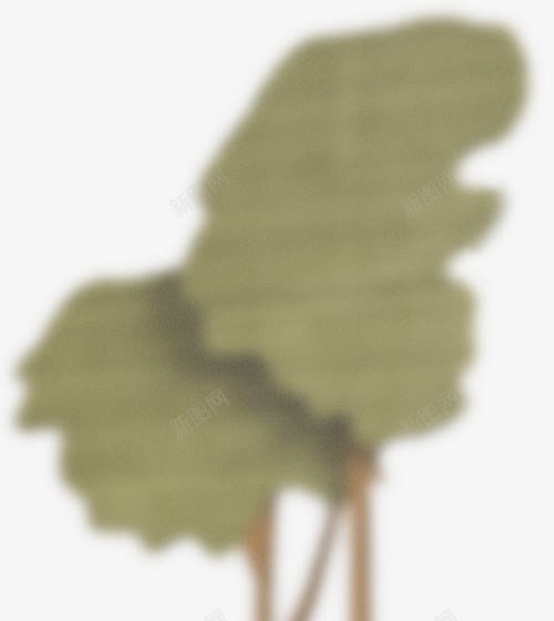 水墨树叶墨块png免抠素材_新图网 https://ixintu.com 墨块 树叶 水墨