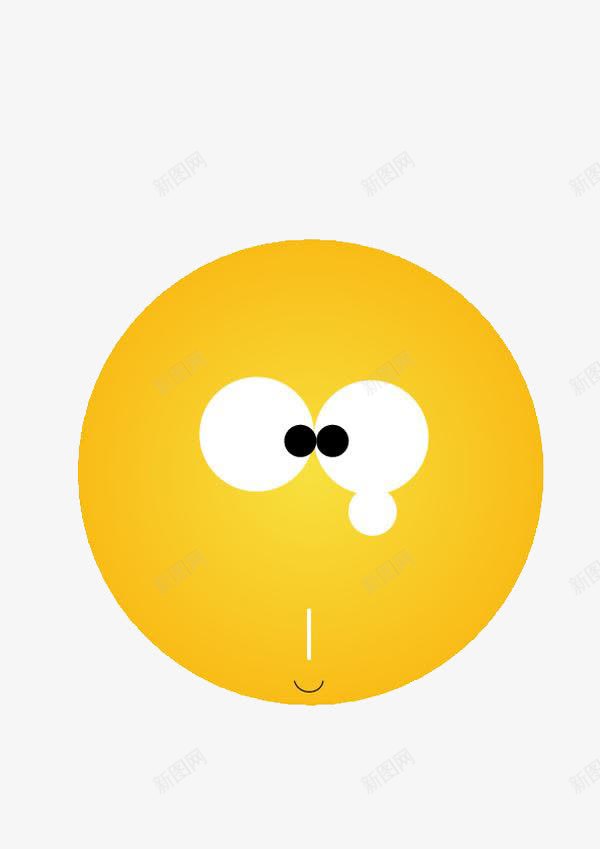 哭泣的表情png免抠素材_新图网 https://ixintu.com PNG图片 免扣 哭泣 表情 黄色