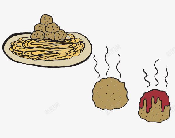 卡通丸子炒面png免抠素材_新图网 https://ixintu.com 丸子 免扣 卡通 炒面 食品 餐饮 高清