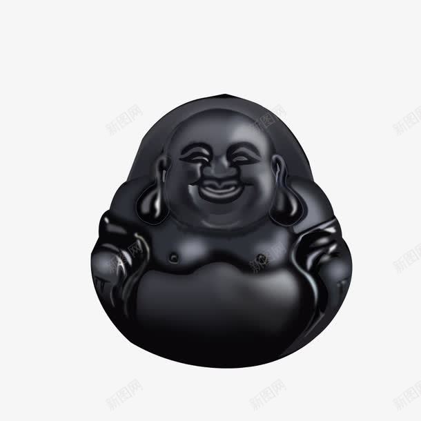 黑色弥勒佛png免抠素材_新图网 https://ixintu.com 佛 佛像 大佛 大肚佛 弥勒佛 神仙