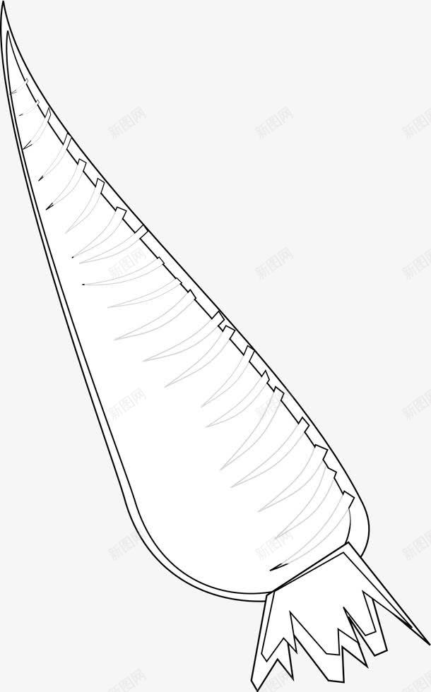 抽象葫萝卜png免抠素材_新图网 https://ixintu.com 抽象 线条 葫萝卜 装饰