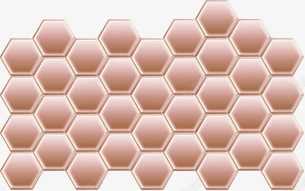棕色简约蜂窝边框纹理png免抠素材_新图网 https://ixintu.com 免抠PNG 棕色 简约 蜂窝 边框纹理