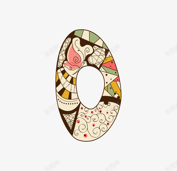 创意卡通装饰英文字母Opng免抠素材_新图网 https://ixintu.com 创意英文字母 字体设计 字母O 广告设计 彩色字母 手绘字母 英文字母 装饰设计