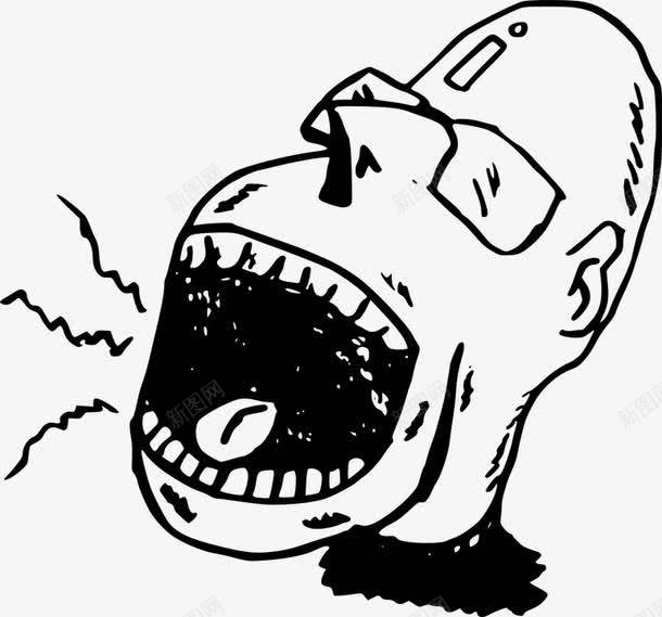 头像愤怒男png免抠素材_新图网 https://ixintu.com 头像 愤怒 男