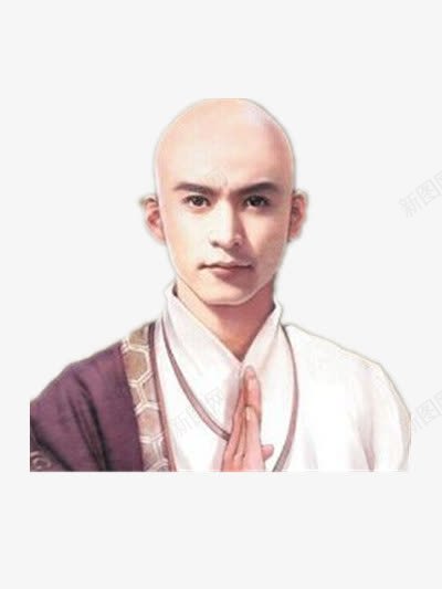 温文尔雅的和尚古风手绘png免抠素材_新图网 https://ixintu.com 古风 和尚 手绘 温文尔雅