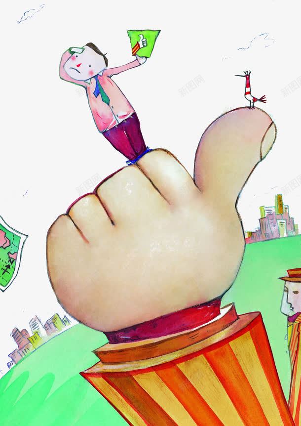 彩绘大拇指漫画png免抠素材_新图网 https://ixintu.com 大姆指 彩绘大拇指 彩绘大拇指漫画 彩绘大拇指漫画免费png下载 彩绘大拇指漫画图片