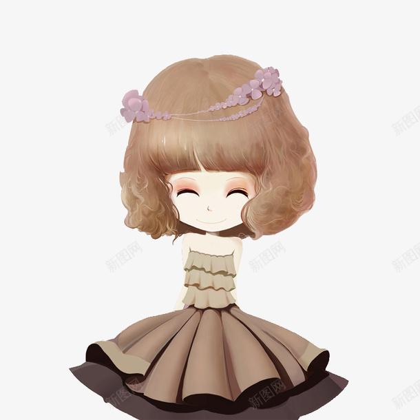 女孩卡通动漫人物png免抠素材_新图网 https://ixintu.com PNG 卡通 可爱 女孩 漂亮