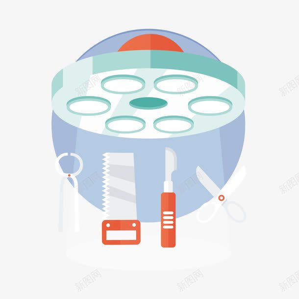 手绘手术器具png免抠素材_新图网 https://ixintu.com 扁平 手术器具 手绘