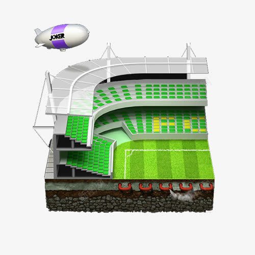 微型的球场模型png免抠素材_新图网 https://ixintu.com 彩色 微型 模型 球场