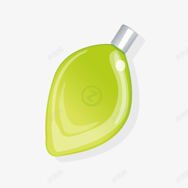 香水矢量图ai免抠素材_新图网 https://ixintu.com 化妆品 绿色 香水 矢量图