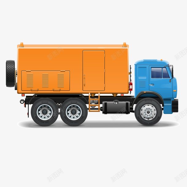 卡通货车车辆矢量图ai免抠素材_新图网 https://ixintu.com 交通工具 卡通 货车 车辆设计 运输工具 矢量图