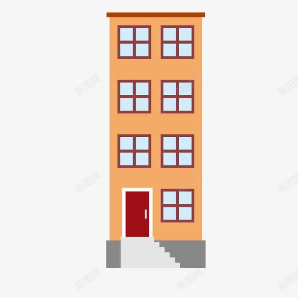 装饰卡通扁平化屋子图标png免抠素材_新图网 https://ixintu.com 卡通屋子装饰 屋子 屋子png 屋子图标 房子 扁平化屋子 矢量屋子