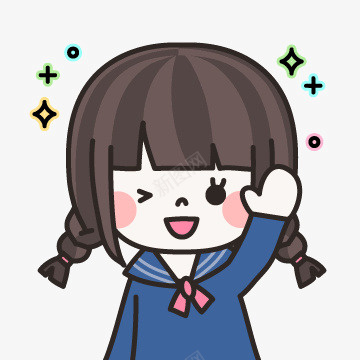 手绘小女孩png免抠素材_新图网 https://ixintu.com 人物 卡通 小女孩 手绘 招手