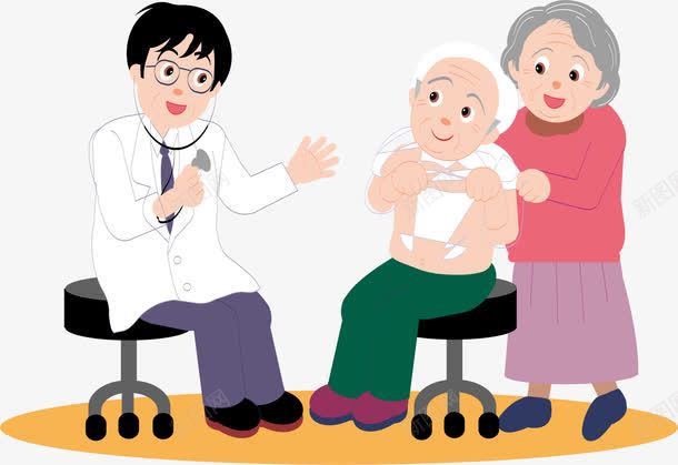 看病元素png免抠素材_新图网 https://ixintu.com png 元素 卡通 护工 看病
