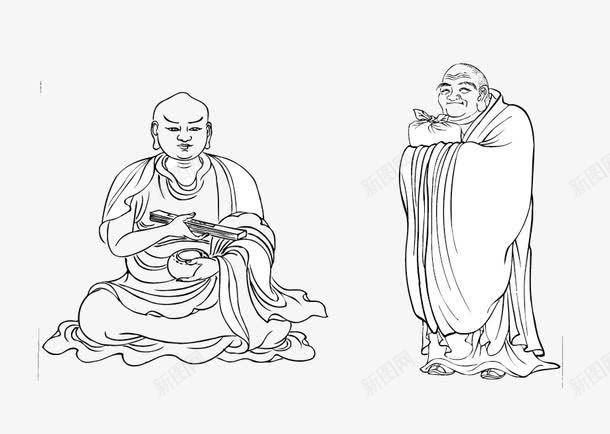 古人png免抠素材_新图网 https://ixintu.com 古人 有礼 盘坐 谦和