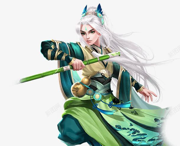 创意合成绿衣男子长发飘飘png免抠素材_新图网 https://ixintu.com 创意 合成 男子 绿衣 长发 飘飘