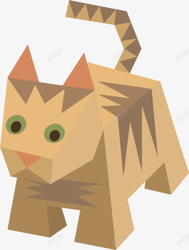 儿童玩具虎猫矢量图ai免抠素材_新图网 https://ixintu.com 儿童 创意 卡通 可爱 商务 手绘 玩具 虎猫 矢量图