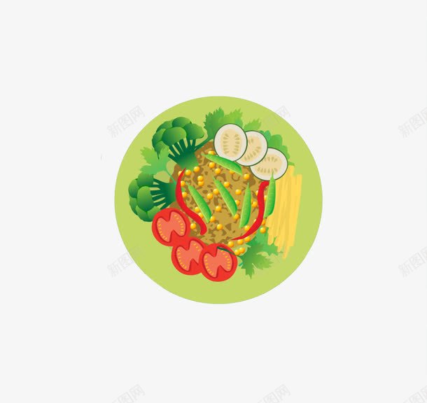 美味的素食菜png免抠素材_新图网 https://ixintu.com 素食 素食菜 蔬菜 食物
