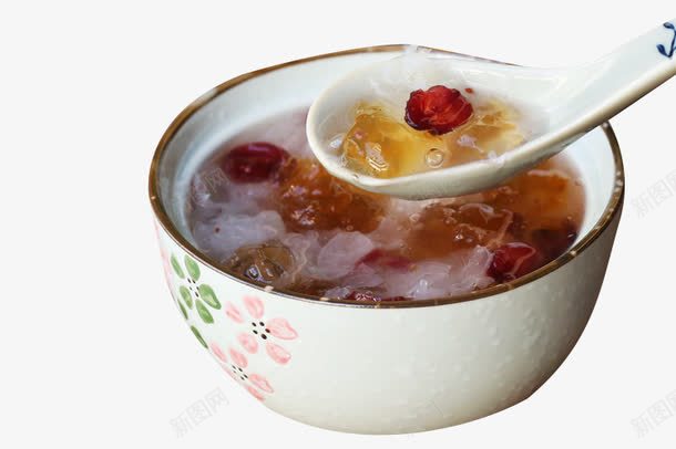 银耳桃胶羹png免抠素材_新图网 https://ixintu.com 熬汤银耳 美味银耳羹 银耳汤 银耳羹