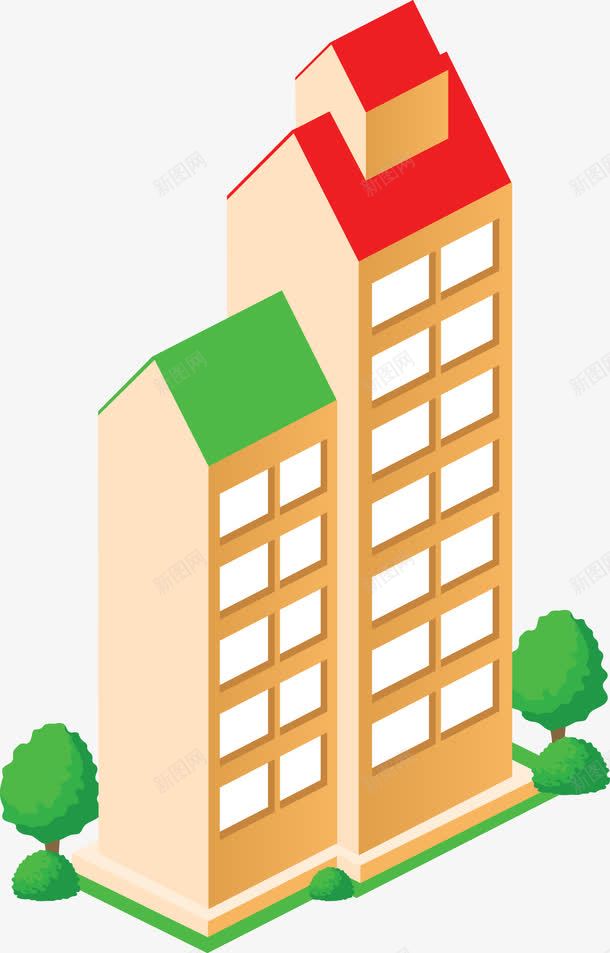 城市大厦png免抠素材_新图网 https://ixintu.com 城市 大厦 房子素材 素材 装饰素材