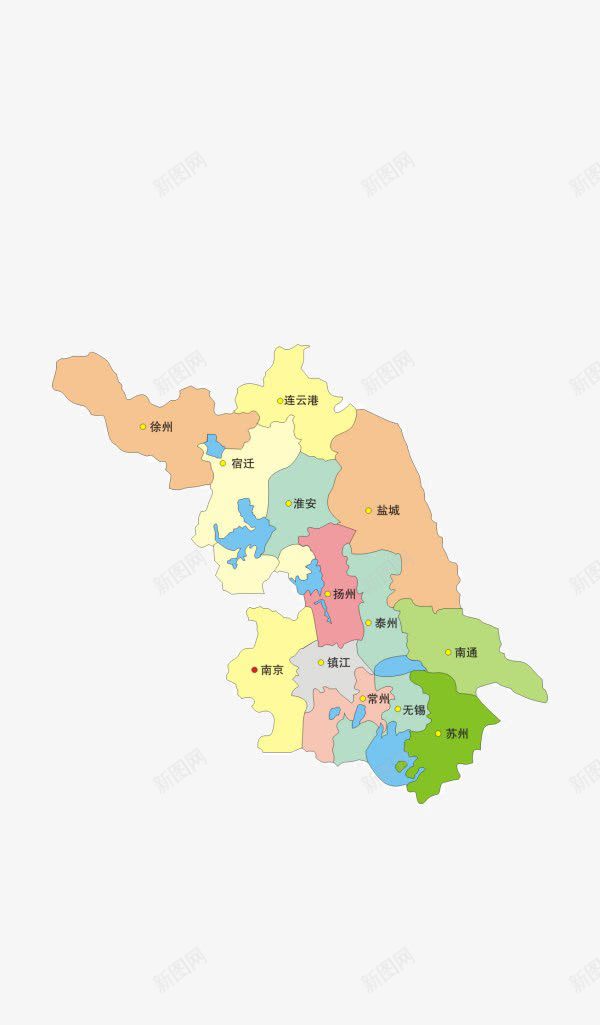 地图png免抠素材_新图网 https://ixintu.com 区域 地区 省份 装饰