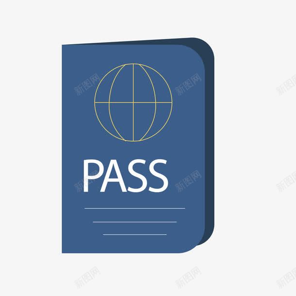出国护照png免抠素材_新图网 https://ixintu.com 出国 护照 旅行