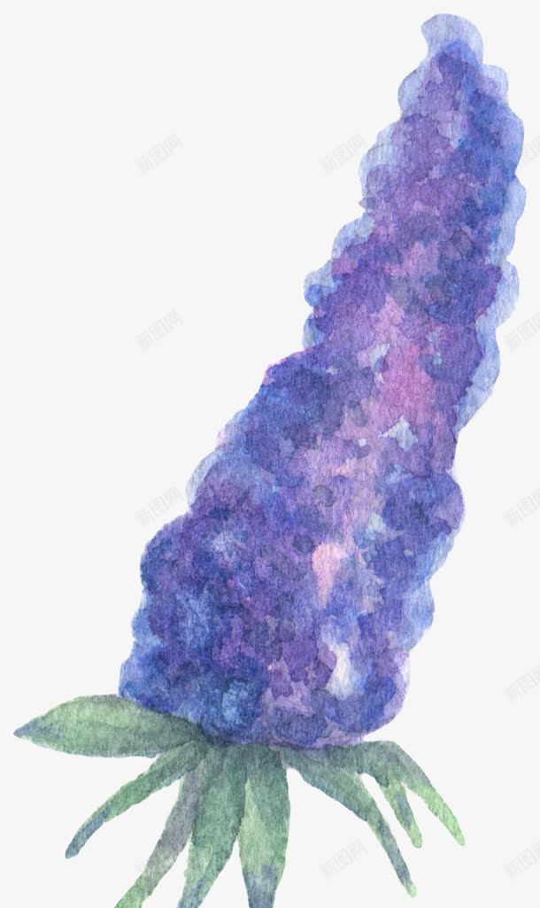 超唯美清新森系水彩紫色薰衣草png免抠素材_新图网 https://ixintu.com 森系 水彩 清新 紫色 薰衣草 超唯美
