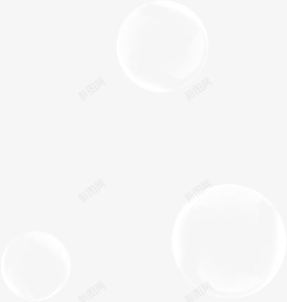 白色卡通圆形气泡晶莹png免抠素材_新图网 https://ixintu.com 卡通 圆形 晶莹 气泡 白色