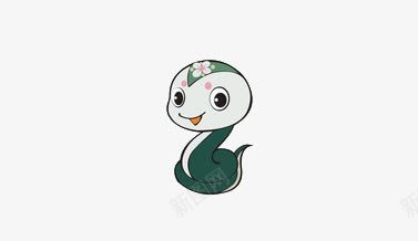 小蛇png免抠素材_新图网 https://ixintu.com 卡通 小蛇 绿蛇