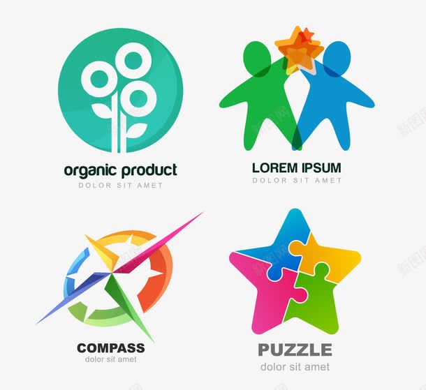 创意logo图标png_新图网 https://ixintu.com logo设计 人文 创意logo