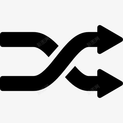 洗牌交叉箭图标png_新图网 https://ixintu.com 二 交叉 夫妇 接口 洗牌 箭