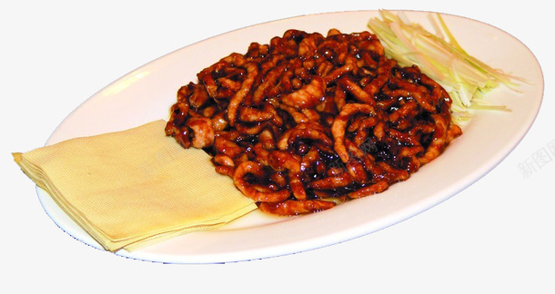 肉丝卷菜png免抠素材_新图网 https://ixintu.com 京酱肉丝 传统美食 牛肉丝 肉丝 餐饮美食
