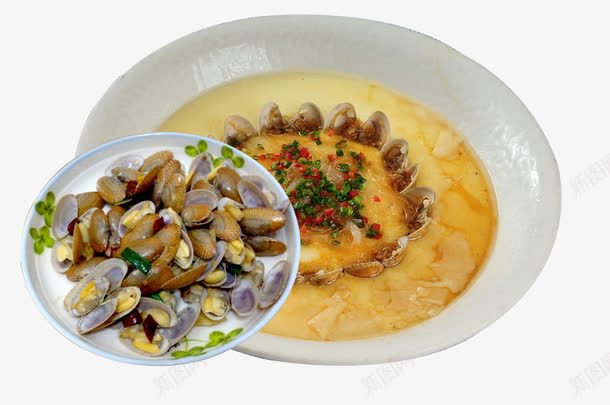 花甲美食png免抠素材_新图网 https://ixintu.com 免费png素材 盘子 美食 花甲