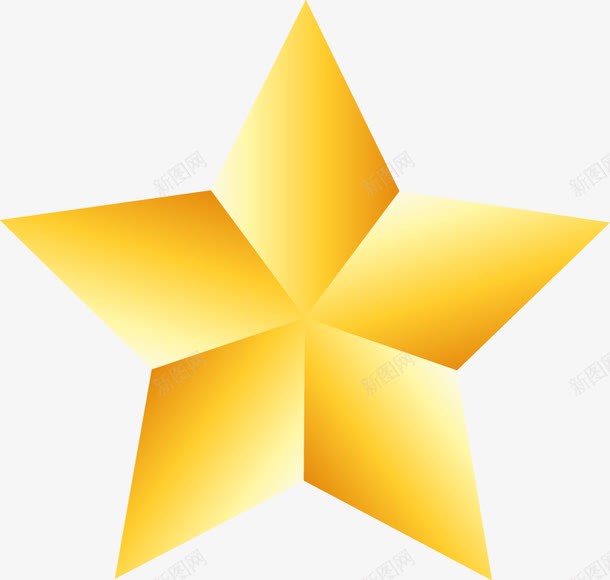 精美几何立体星星png免抠素材_新图网 https://ixintu.com 几何 星星 立体 精美