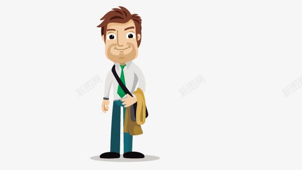 商务男人矢量图eps免抠素材_新图网 https://ixintu.com 办公职工 商务男人 职业经理人 矢量图
