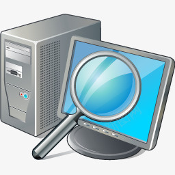 电脑搜索Vista的股票图标png_新图网 https://ixintu.com computer search 搜索 电脑