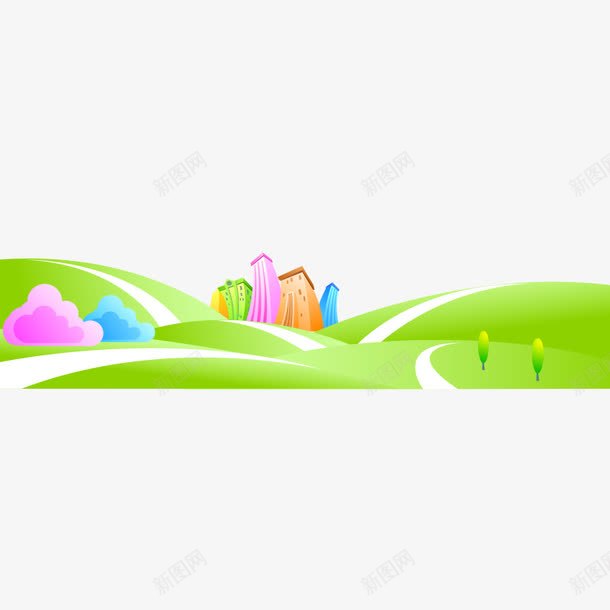 卡通草地png免抠素材_新图网 https://ixintu.com 缁垮湴 鍗 鑽夊湴