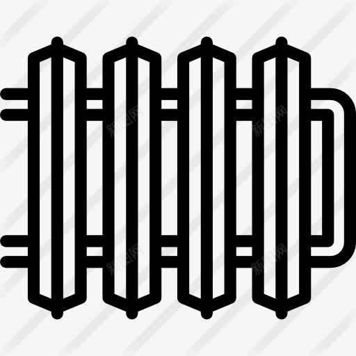 散热器图标png_新图网 https://ixintu.com 家具和家居 暖气 热 电