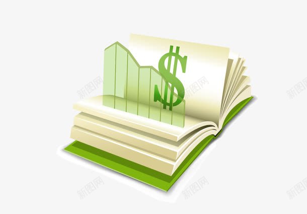 金融钱符号书籍png免抠素材_新图网 https://ixintu.com 书本 书籍 卡通 展开 矢量书籍 金融 钱字符号
