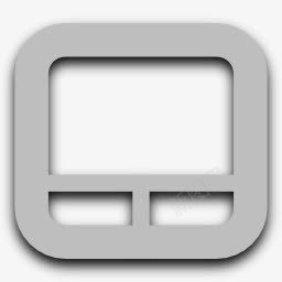 输入触摸板nouve侏儒灰色图标png_新图网 https://ixintu.com input touchpad 触摸板 输入