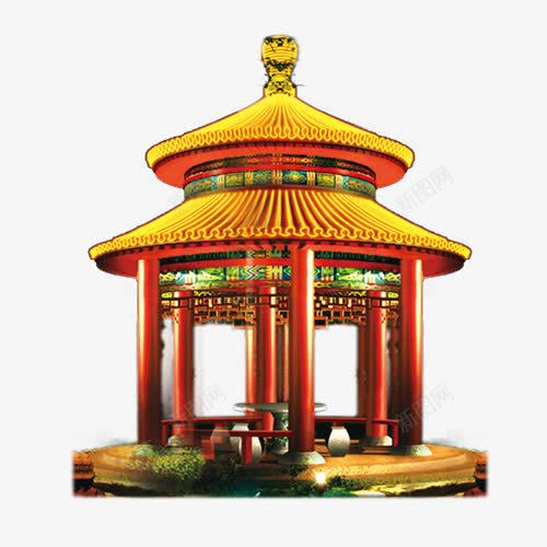 中国风png免抠素材_新图网 https://ixintu.com 中国元素 中国风 亭 故宫
