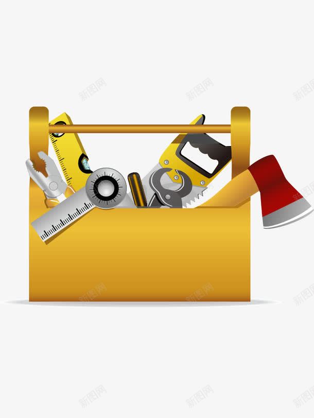 建筑卡通工具标尺png免抠素材_新图网 https://ixintu.com 卡通工具 建筑