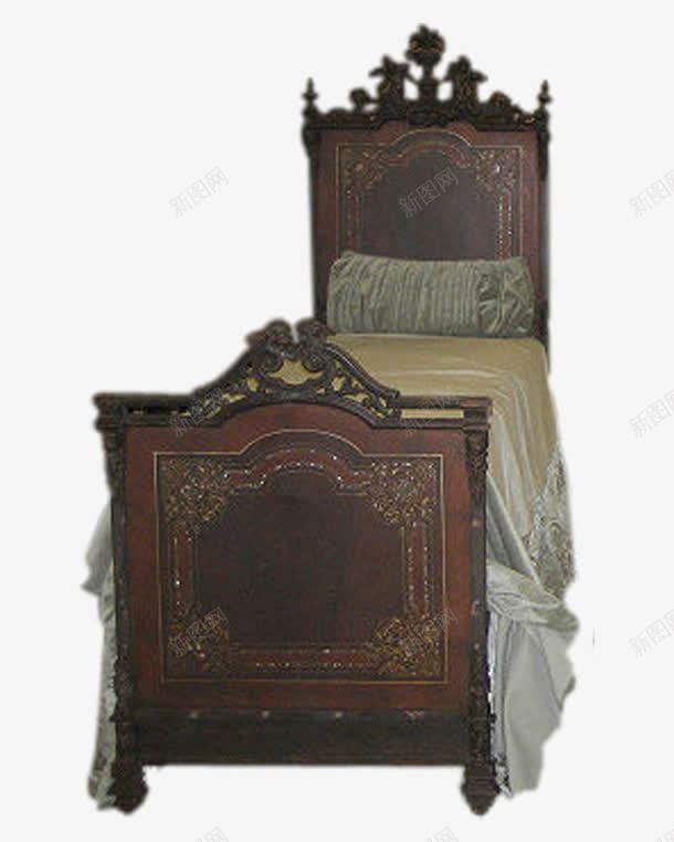 复古床家具png免抠素材_新图网 https://ixintu.com 复古 家具 床 座椅 文物