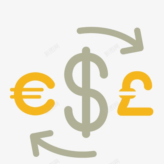 金钱循环标志png免抠素材_新图网 https://ixintu.com 图案 循环 标志 金钱