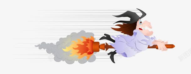 手绘卡通人物蝙蝠恶魔png免抠素材_新图网 https://ixintu.com 卡通手绘 妖怪 恶魔 扫帚
