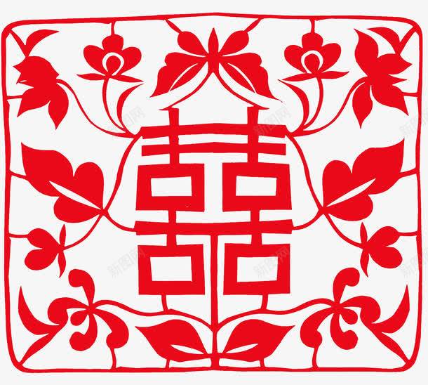 双喜字png免抠素材_新图网 https://ixintu.com 双喜临门 双喜字 喜庆