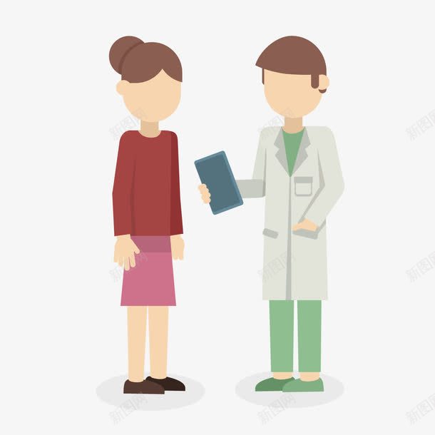 案健康体检医护人员png免抠素材_新图网 https://ixintu.com 体检 健康 健康体检 医护人员 图案